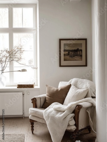Cozy Armchair Corner Near W...