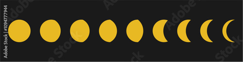 lunar moon phase icon
