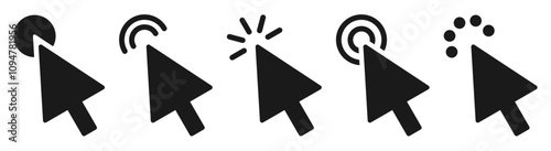mouse arrow cursor pointer icon