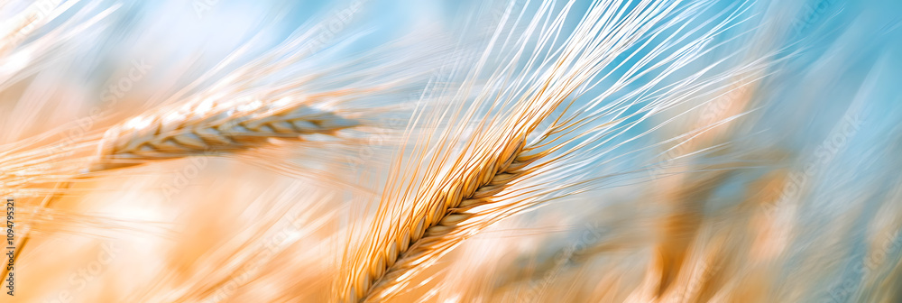 Golden Wheat Field: A Serene Summer Harvest Golden Wheat Field: A Serene Summer Harvest