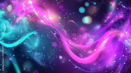 光と幾何学模様