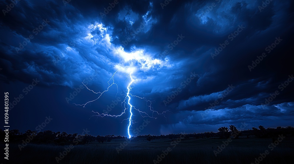 custom made wallpaper toronto digitalDark Storm over the sea. 8k
