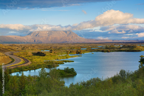Myvatn lake in the north of...