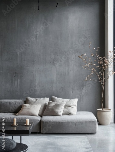 Modern Grey Sectional Sofa ...