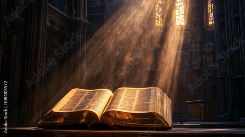 Wallpaper Mural 古書と光刺す部屋 Torontodigital.ca