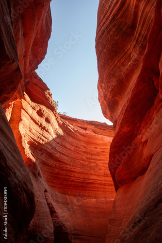 Peek-a-Boo Slot Canyon, Kanab, Utah	 photo