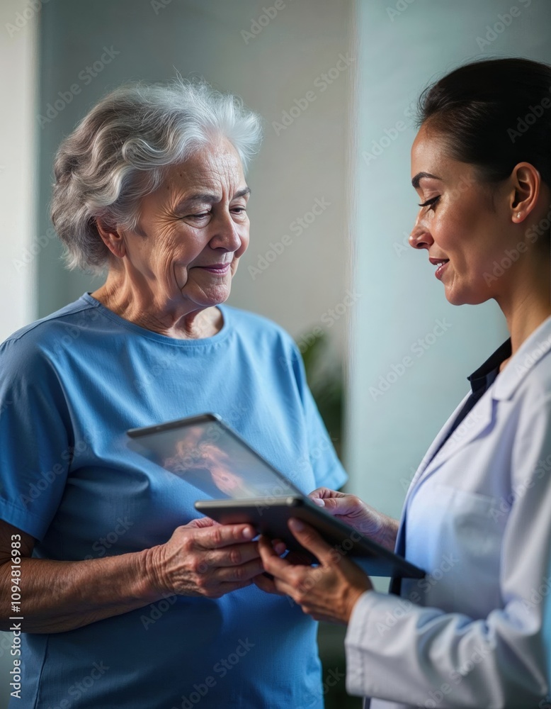 Professional doctor working with patients in hospital Professional doctor working with patients in hospital