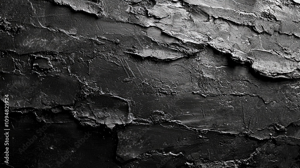 An intricate view of a rich black textured surface offers depth, mystery, and character, emphasizing the interplay of light and shadow in a monochrome palette. An intricate view of a rich black textured surface offers depth, mystery, and character, emphasizing the interplay of light and shadow in a monochrome palette.