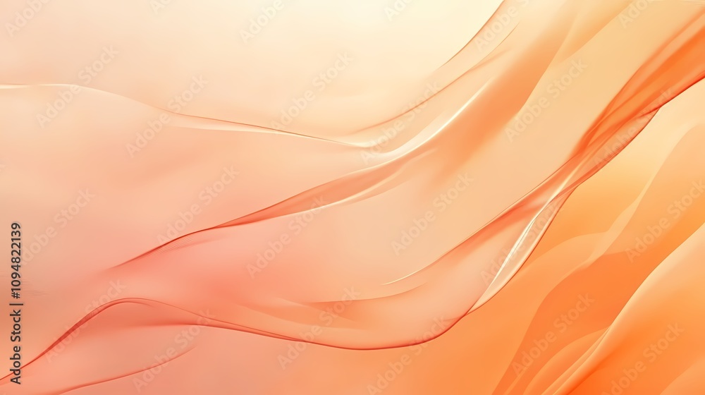 digital technology orange gradient curve wave illustration poster background digital technology orange gradient curve wave illustration poster background