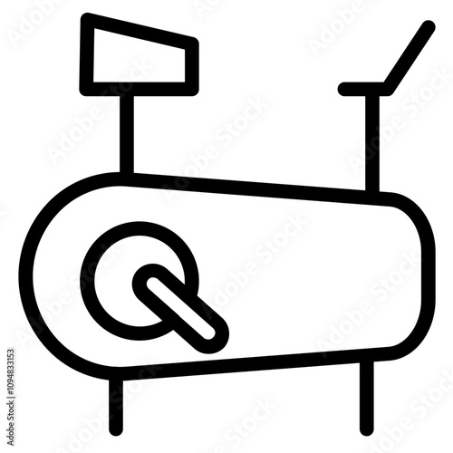 Fitness Machine Tool Line Icon