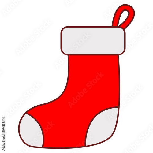red christmas sock