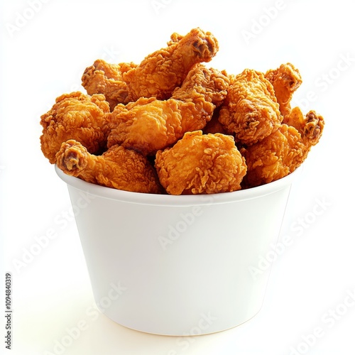  A bucket of fried chicken
