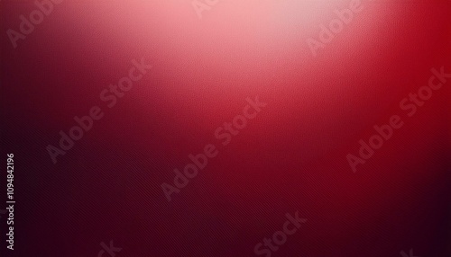 Abstract background, Bright maroon gradient background with light leak and grainy texture.