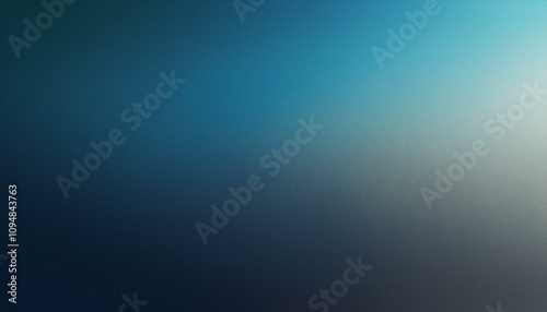 Abstract background, Blue-gray gradient background with light leak and grainy texture.