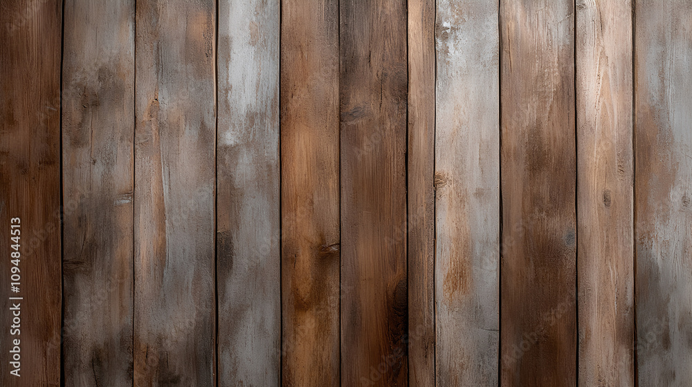 Seamless Brown Wood Texture Background of Rustic Old Wooden Planks Seamless Brown Wood Texture Background of Rustic Old Wooden Planks