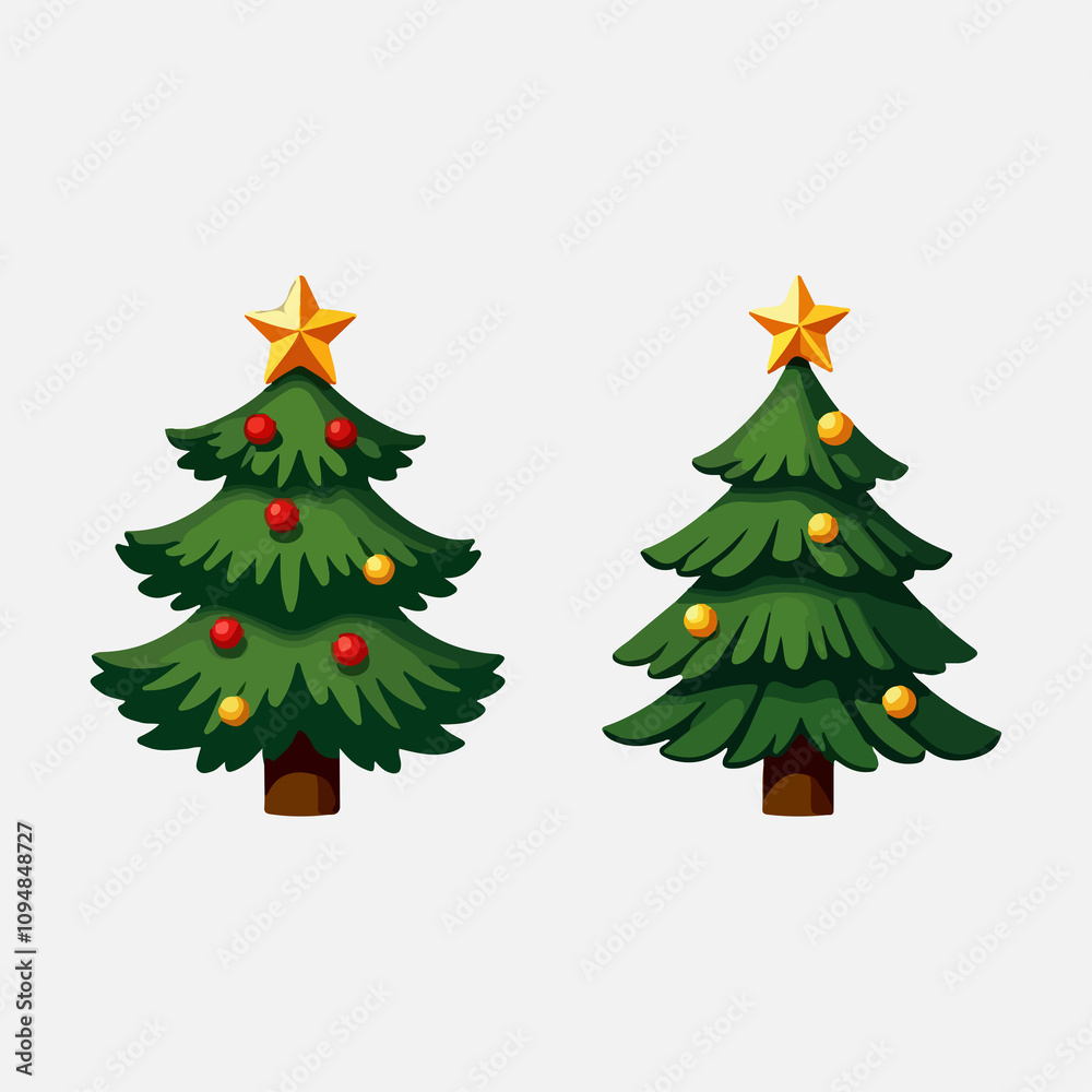 Fototapeta premium Christmas tree Illustration