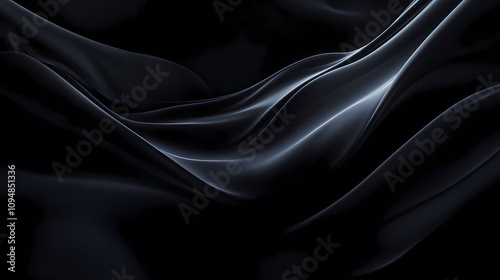Wallpaper Mural digital technology dark lines curve illustration poster background Torontodigital.ca