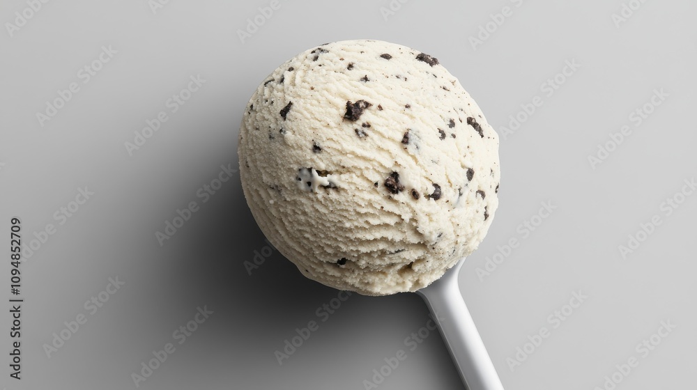 This object features a round shape with a cork-like texture, displaying a mixture of gray and black speckles. It rests on a neutral background, emphasizing its unique surface detail and color.