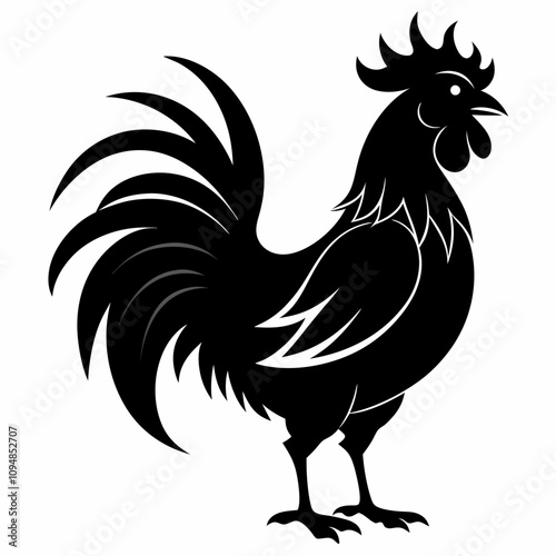 Rooster Silhouette