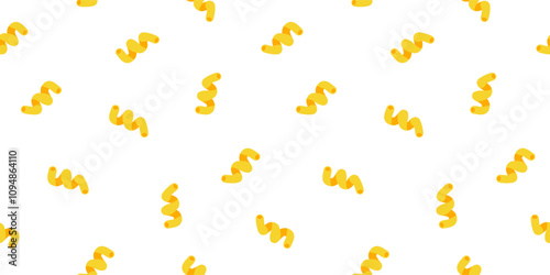 Macaroni Pasta Pattern background. Seamless Pattern Macaroni background. pasta pattern background. 