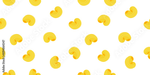 Macaroni Pasta Pattern background. Seamless Pattern Macaroni background. pasta pattern background. 