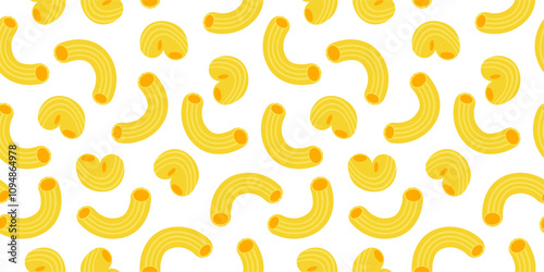 Macaroni Pasta Pattern background. Seamless Pattern Macaroni background. pasta pattern background. 