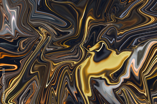 Luxury and Gold Liquid Wallpaper .
