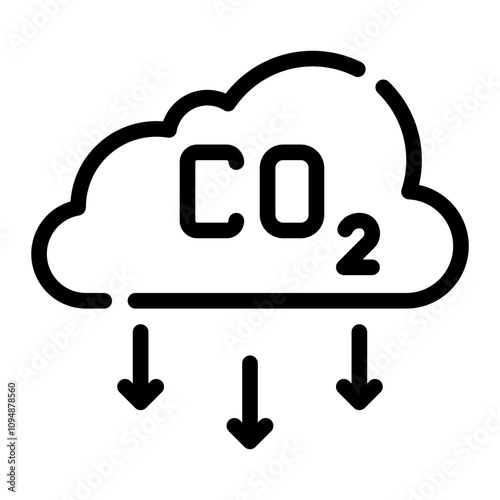 co2 line icon