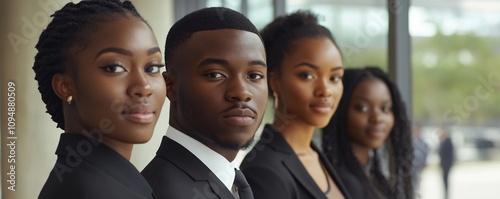 Diverse business students p...