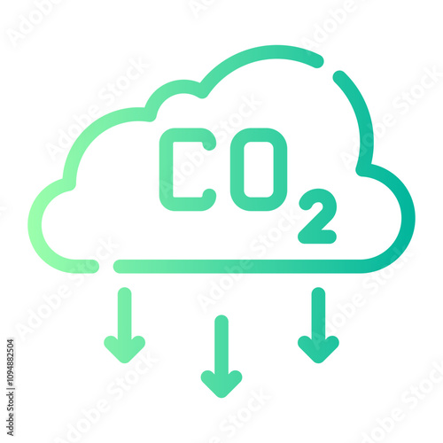 co2 gradient icon