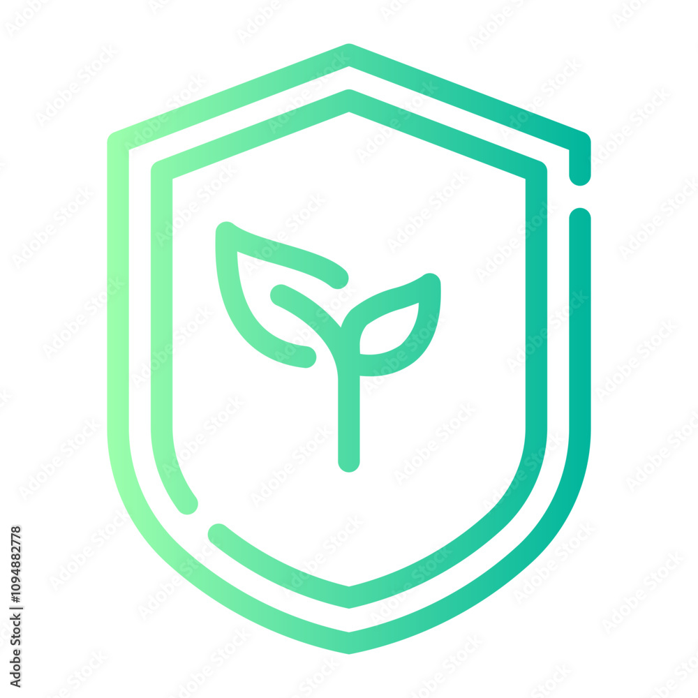 shield gradient icon shield gradient icon