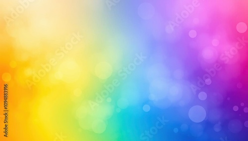 a close up of a rainbow colored background with a blurry effect