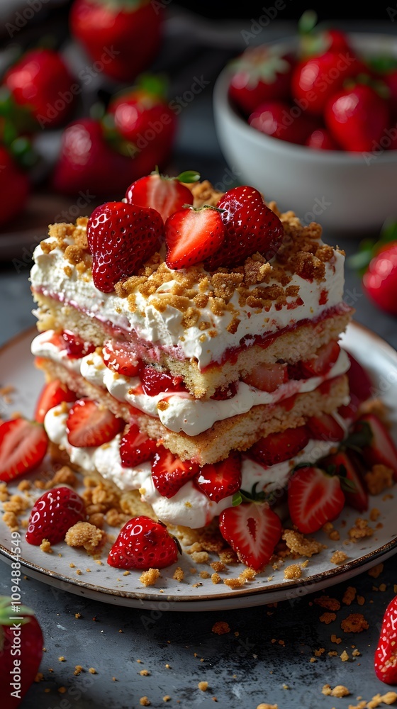 Strawberry Shortcake Dessert Strawberry Shortcake Dessert