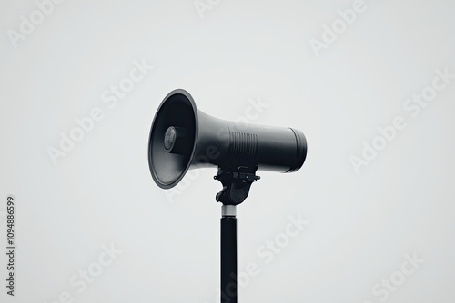 Megaphone on white background 