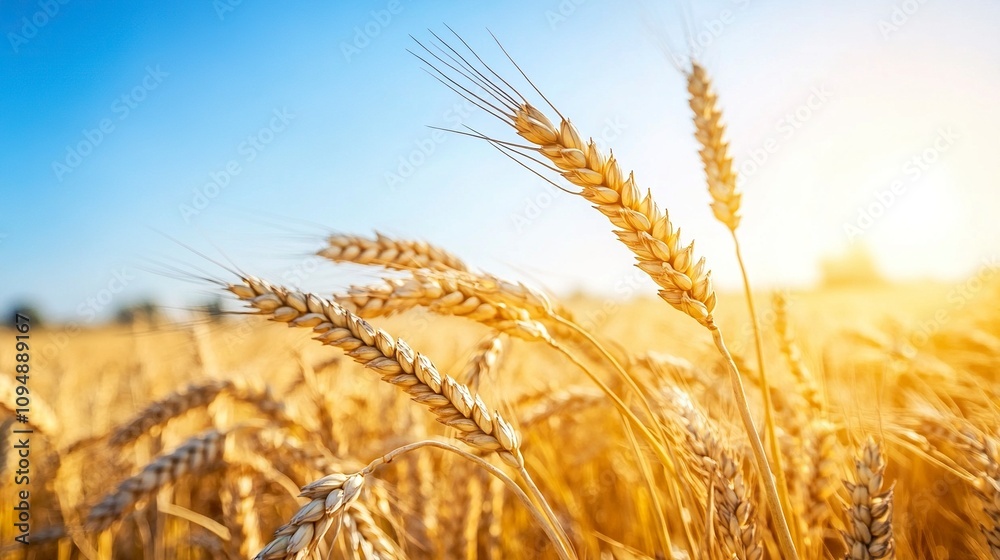 Closeup of wheat in the field. Real wheat. Closeup of wheat in the field. Real wheat.