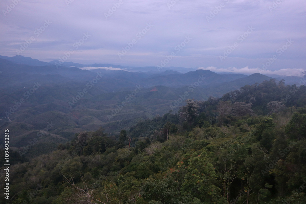 Fototapeta premium Mountains in the morning