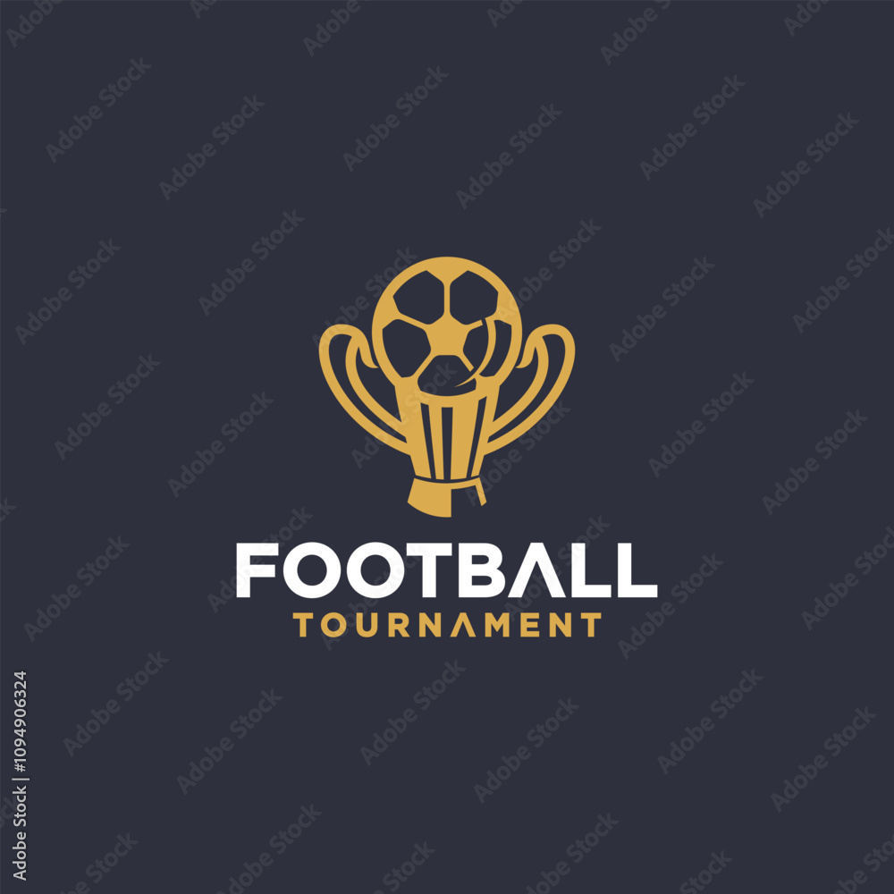 Football league Logo Design, football sports league match.