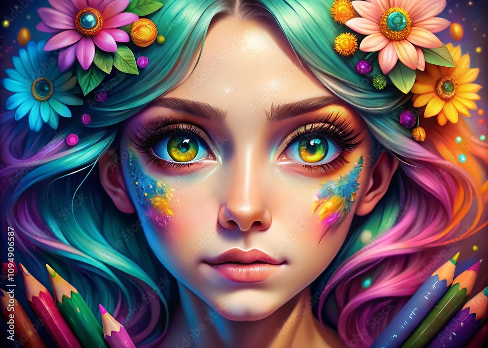 Captivating Portrait Photography Demonstrating Techniques for Drawing Cute Eyes with Step-by-Step Visuals and Colorful Details for Artists and Enthusiasts Alike Captivating Portrait Photography Demonstrating Techniques for Drawing Cute Eyes with Step-by-Step Visuals and Colorful Details for Artists and Enthusiasts Alike