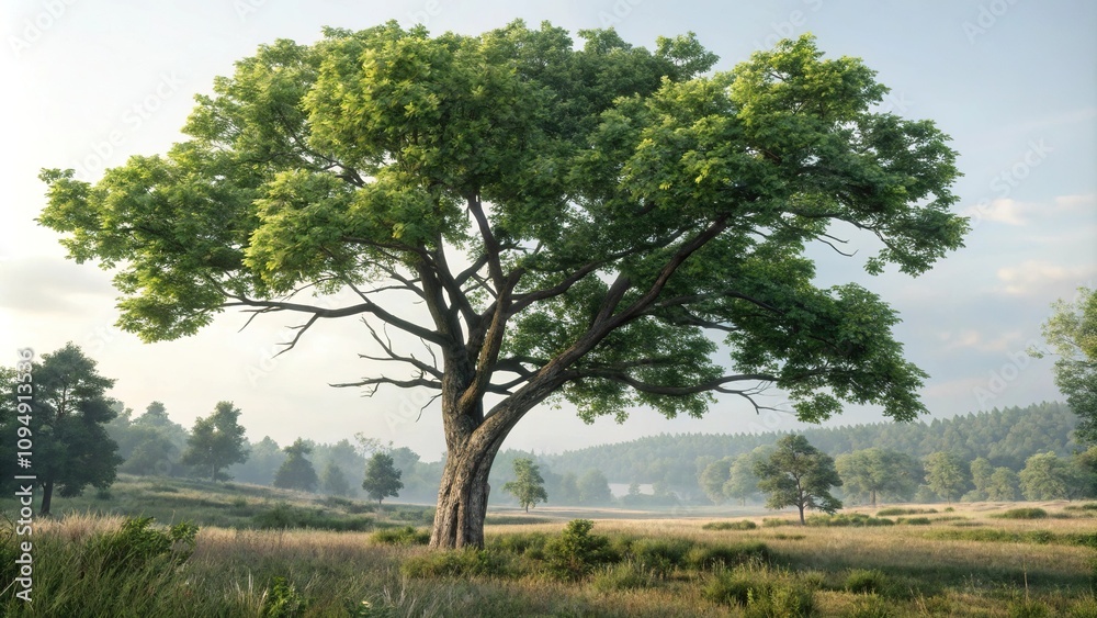 Aphid-ridden tree with stunted growth and leaves, nature's defects, aphid infestation, biological stress, arboric defect, leaf damage Aphid-ridden tree with stunted growth and leaves, nature's defects, aphid infestation, biological stress, arboric defect, leaf damage
