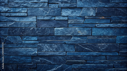 Beautiful abstract grunge decorative dark navy blue stone wall texture. rough indigo blue marble background.
