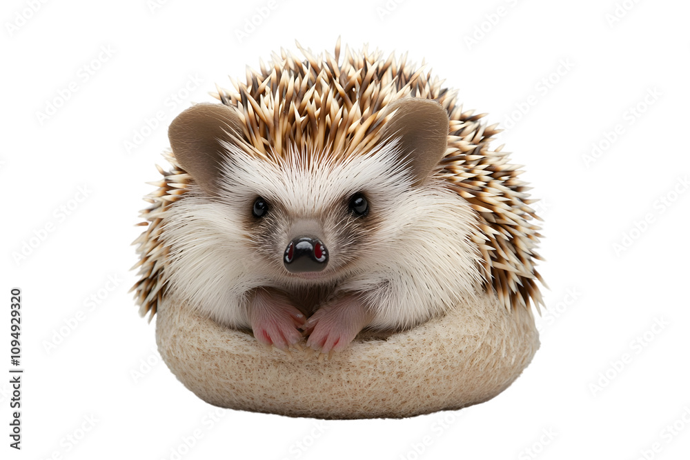 Obraz premium Adorable Hedgehog Portrait , isolated