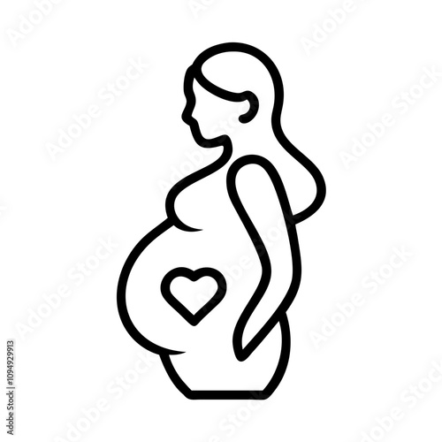 Pregnant Woman Icon