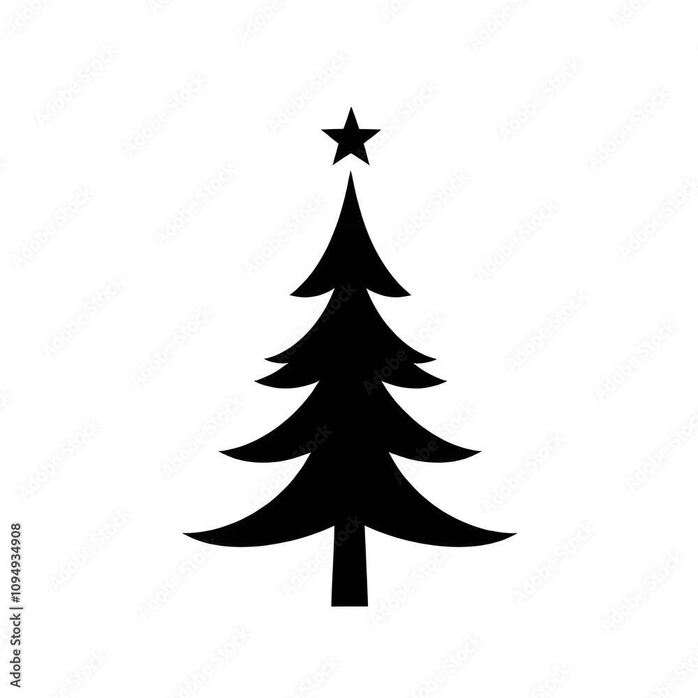 christmas tree set. suitable for use in graphic design or as a festive icon. christmas tree set. suitable for use in graphic design or as a festive icon.