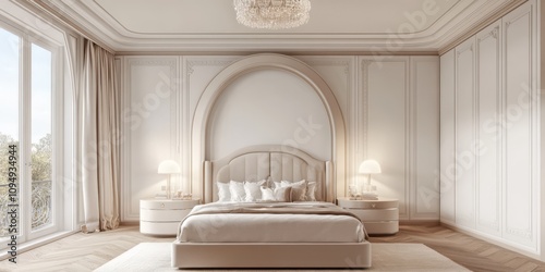 Elegant  Bedroom Interior D...