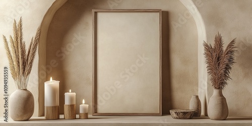 Minimalist Boho Mockup: A b...