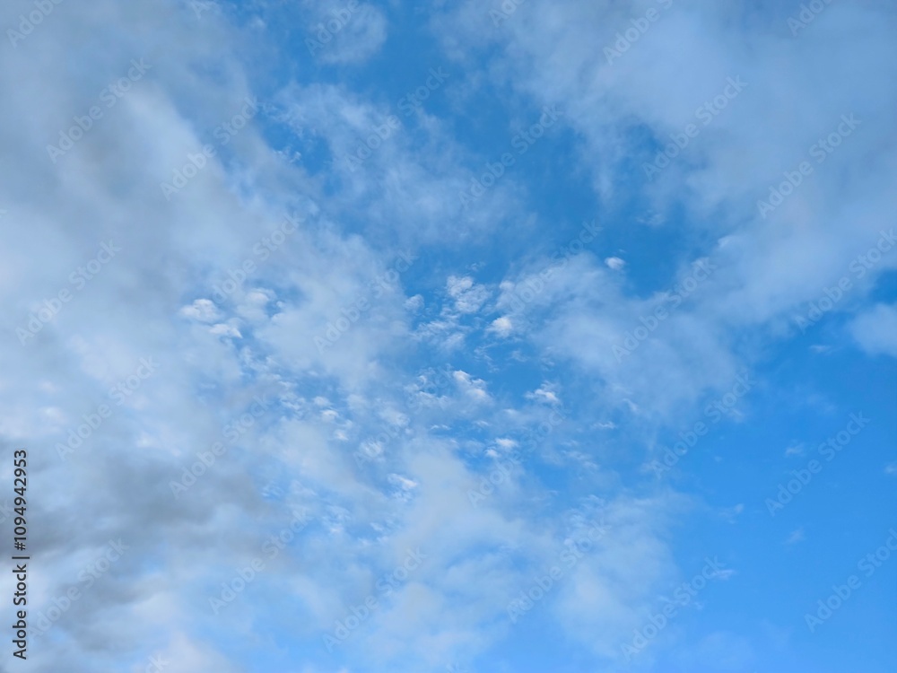 Clear blue sky white clouds background Clear blue sky white clouds background