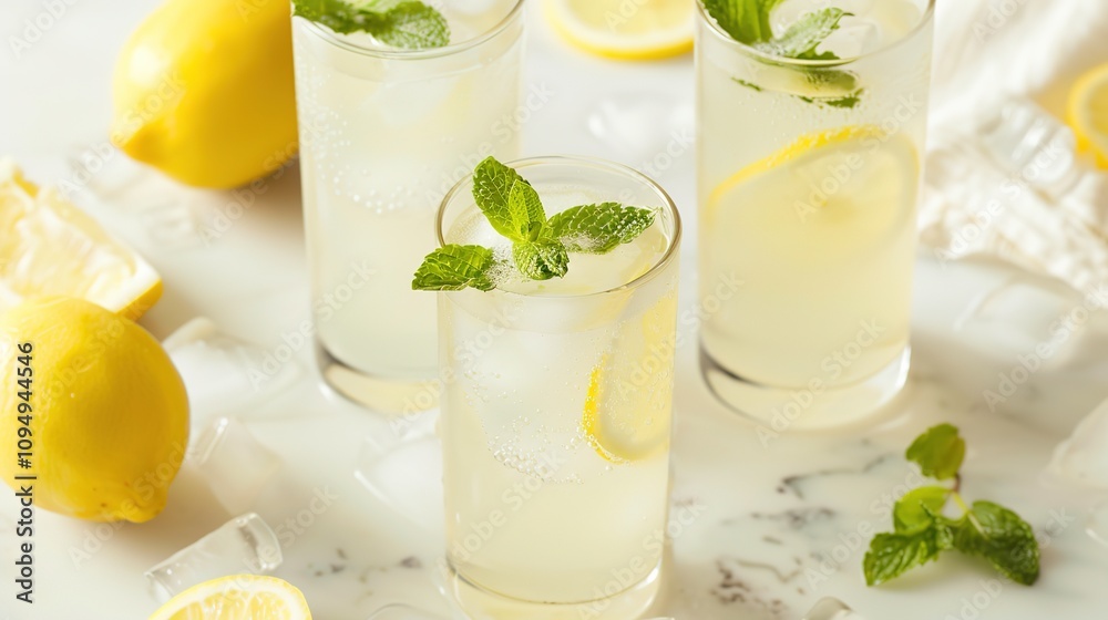 Lemon Bubble Water - a refreshing and vibrant visual. The image captures the effervescence and zesty appeal of lemon-infused sparkling water. Lemon Bubble Water - a refreshing and vibrant visual. The image captures the effervescence and zesty appeal of lemon-infused sparkling water.