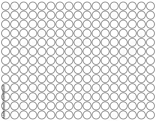 Simple Circle Shape Motif Pattern, can use for decoration, ornate, wallpaper, carpet, wrapping, bad cover, fabric, textile, tile or graphic design element. Vector Illustration