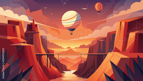 hot air balloons