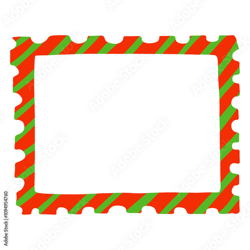 Festive frame with a frame for text